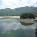 湯西川ダム湖