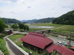 豆腐屋の裏の高台からの風景もCPのひとつ